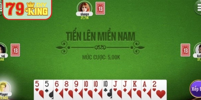 Quy tắc tham gia vào tiến lên miền nam 79King