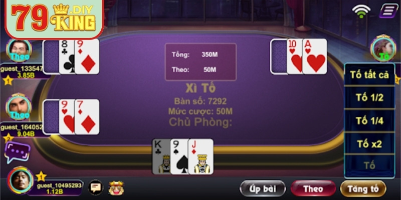 Quy tắc tham gia cơ bản của game xì tố 79King